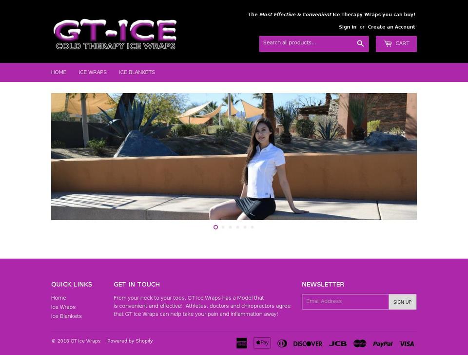 gticewraps.com — Shopify storefront screenshot