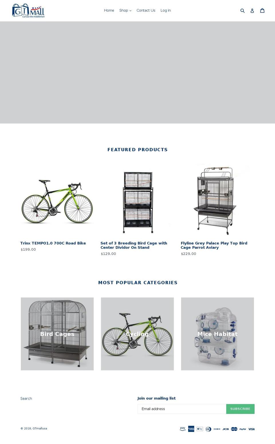 gtmallusa.com — Shopify storefront screenshot