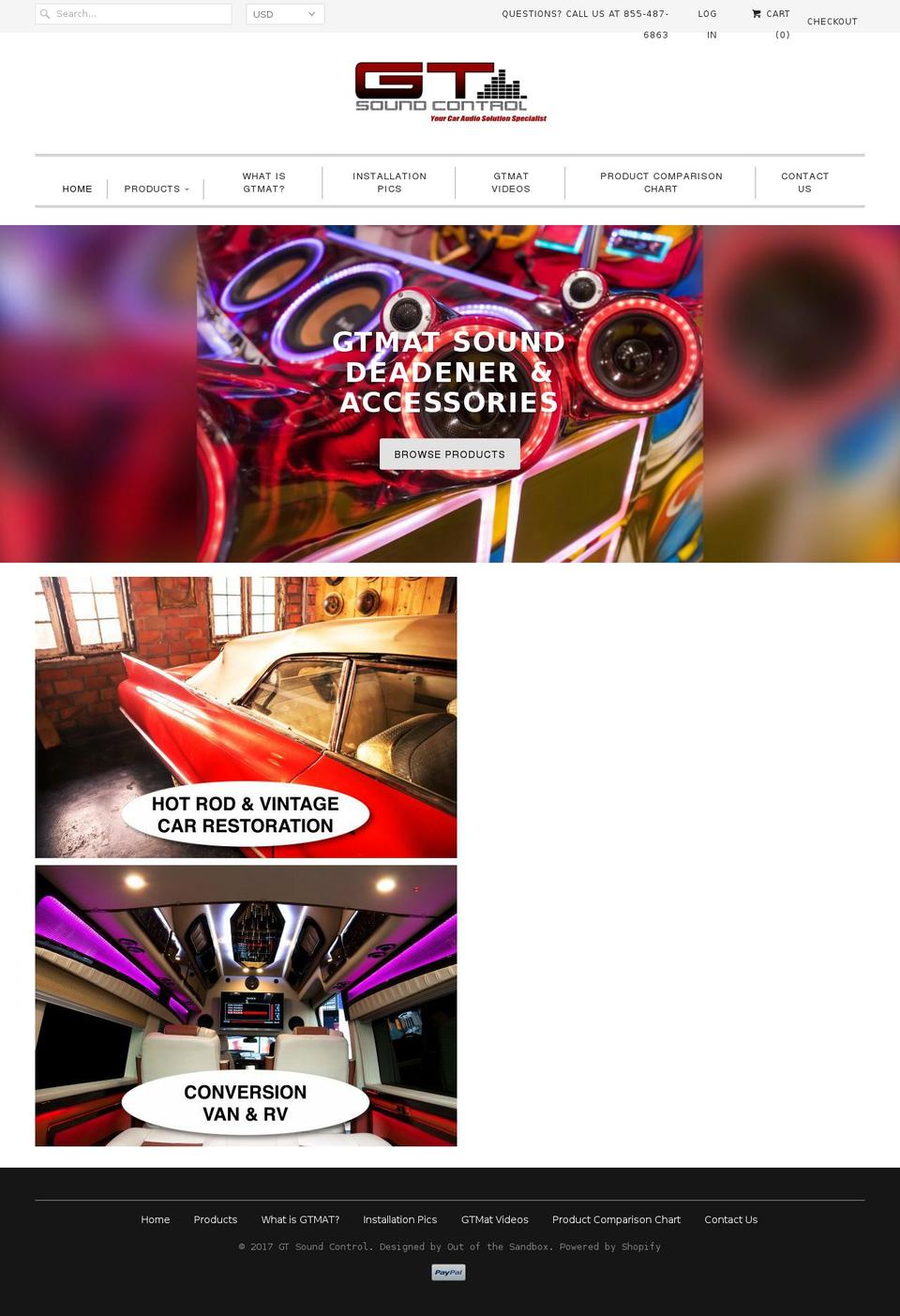 gtmat.com shopify website screenshot