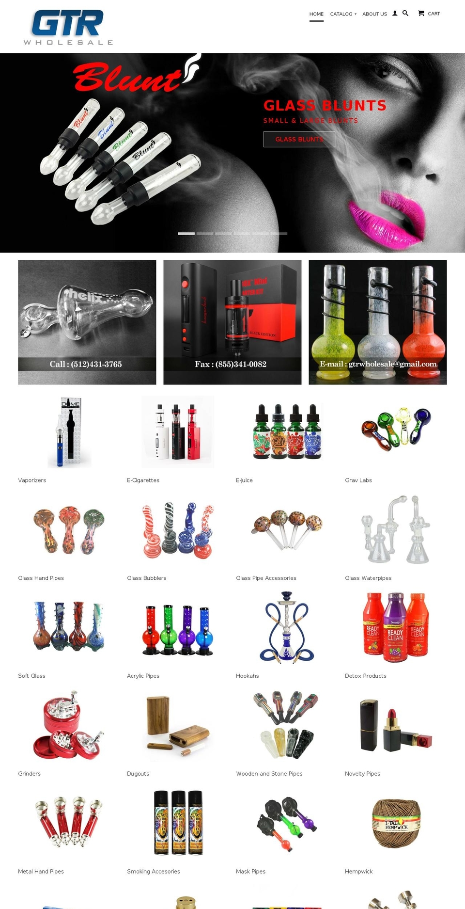 gtrwholesale.com shopify website screenshot