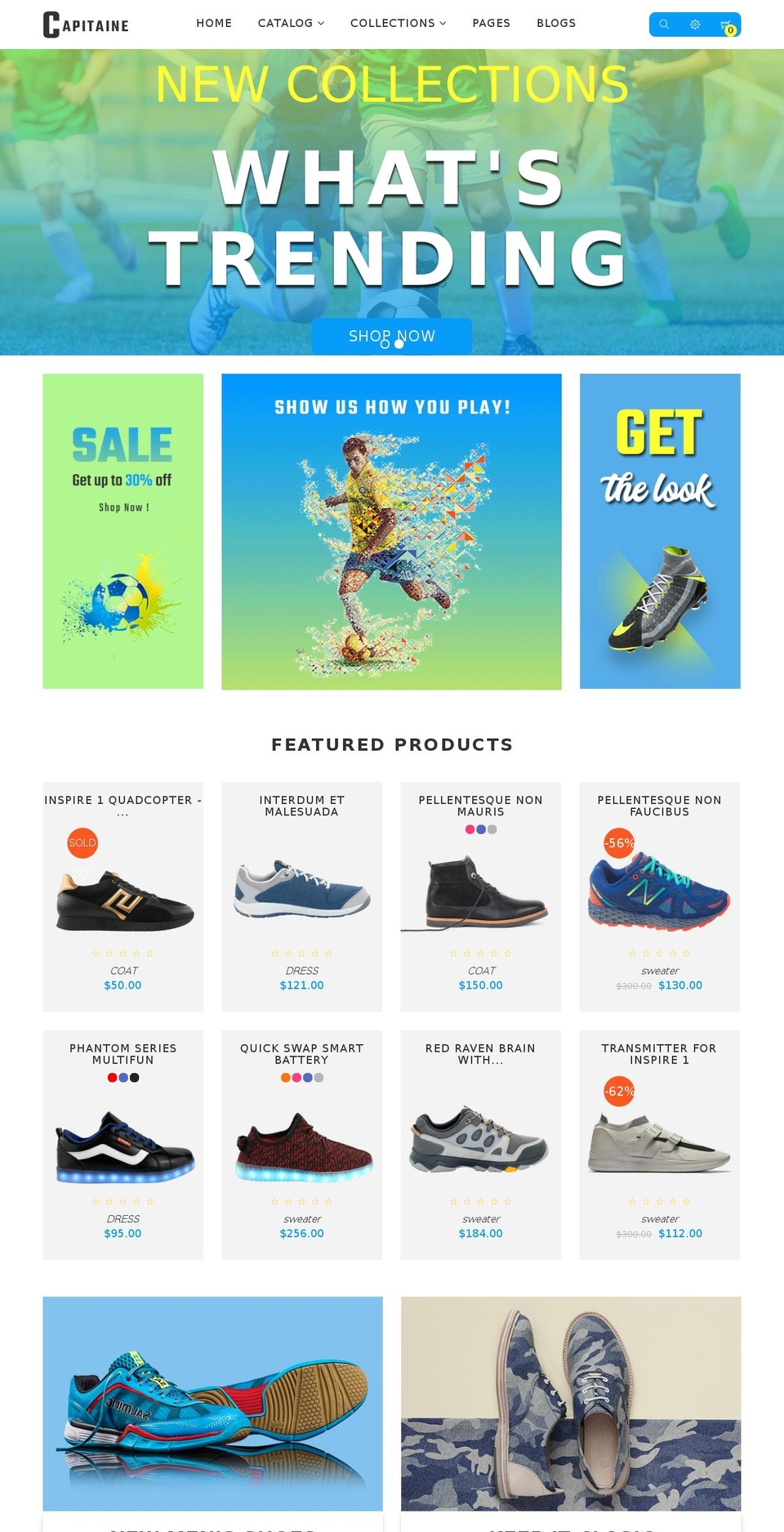 gts-capitaine.myshopify.com shopify website screenshot