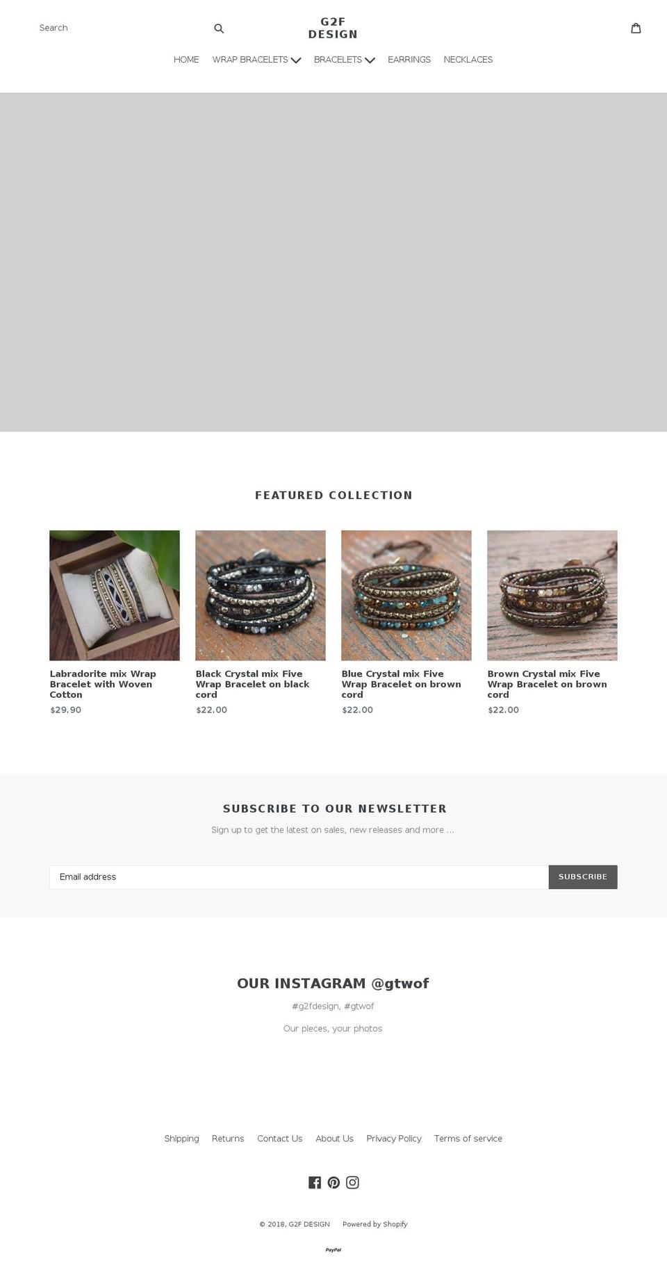 gtwof.com — Shopify storefront screenshot