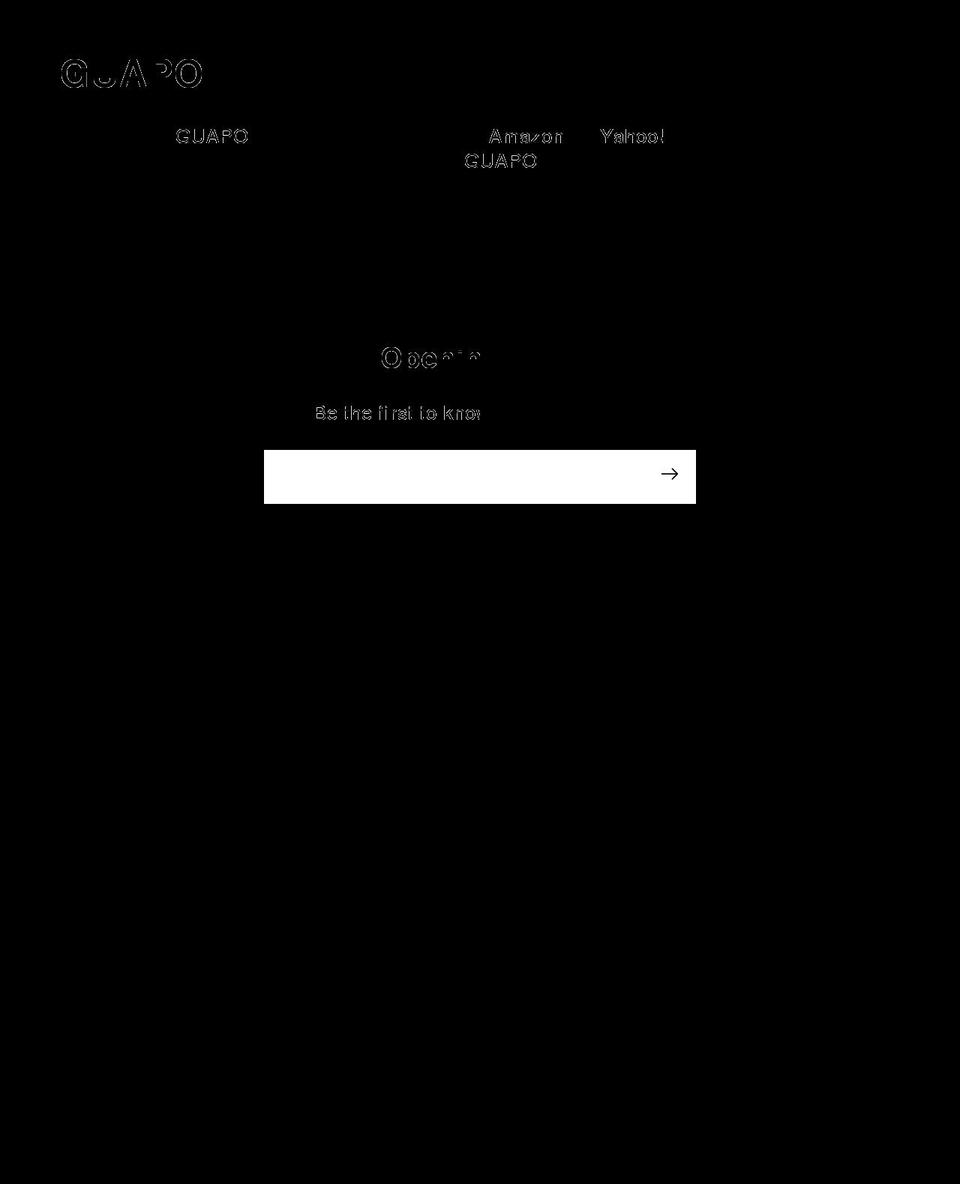 guapo-online.com shopify website screenshot