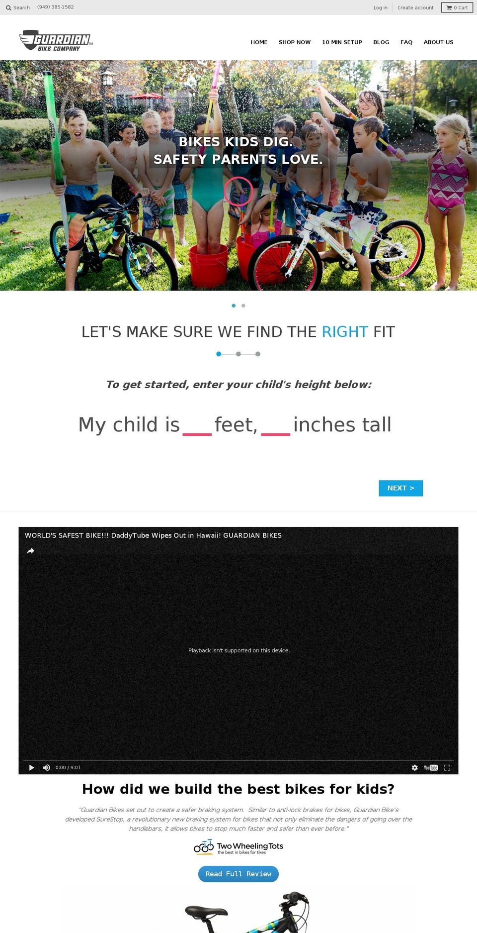 Current Store Shopify theme site example guardianbicycles.com