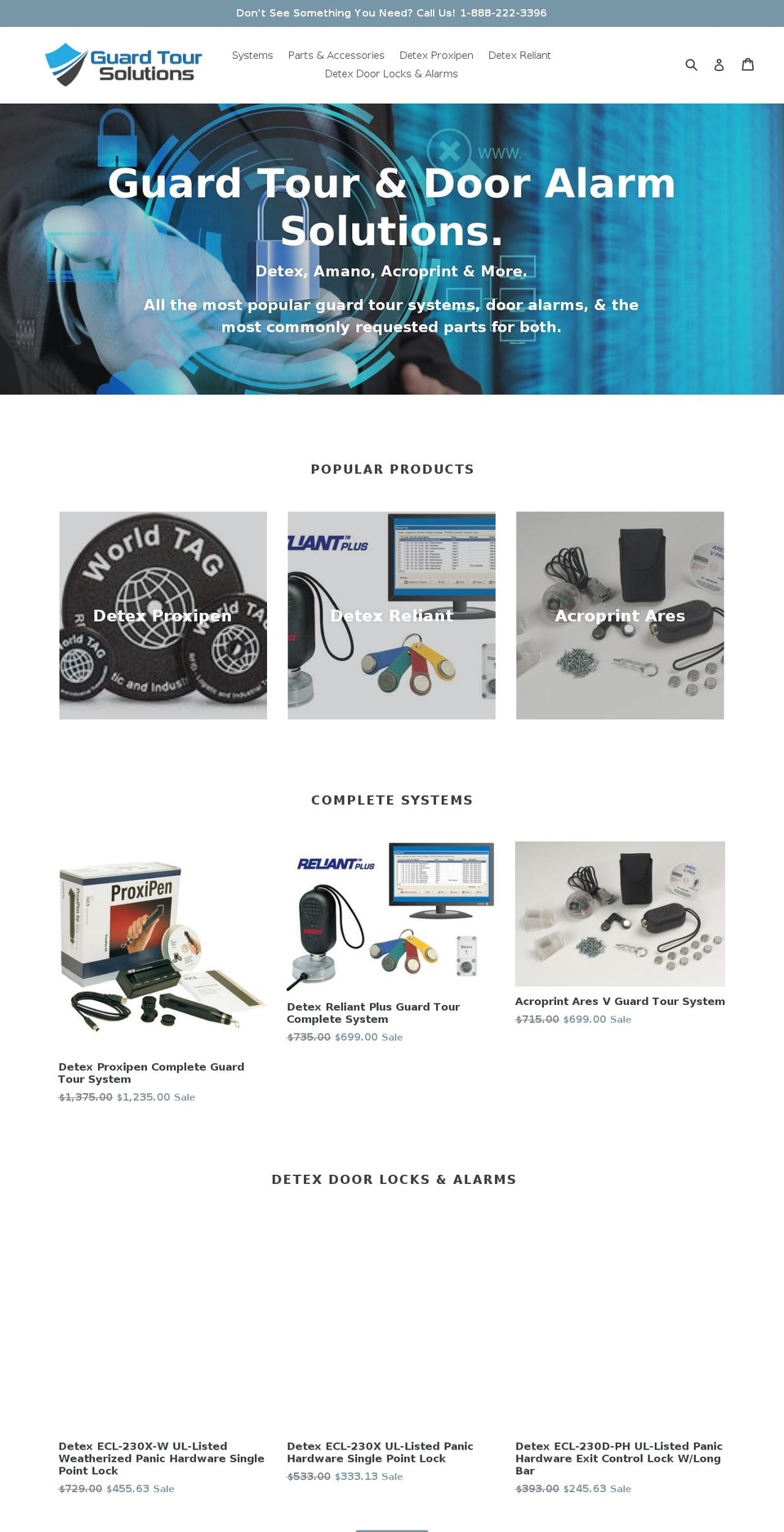 guardtoursolutions.com shopify website screenshot