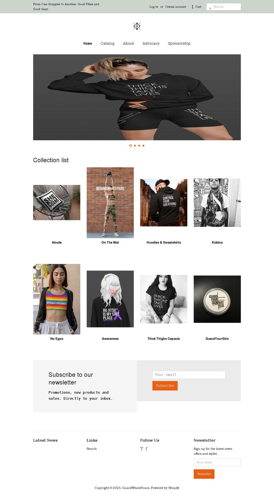 guardwhatsyours.com shopify website screenshot
