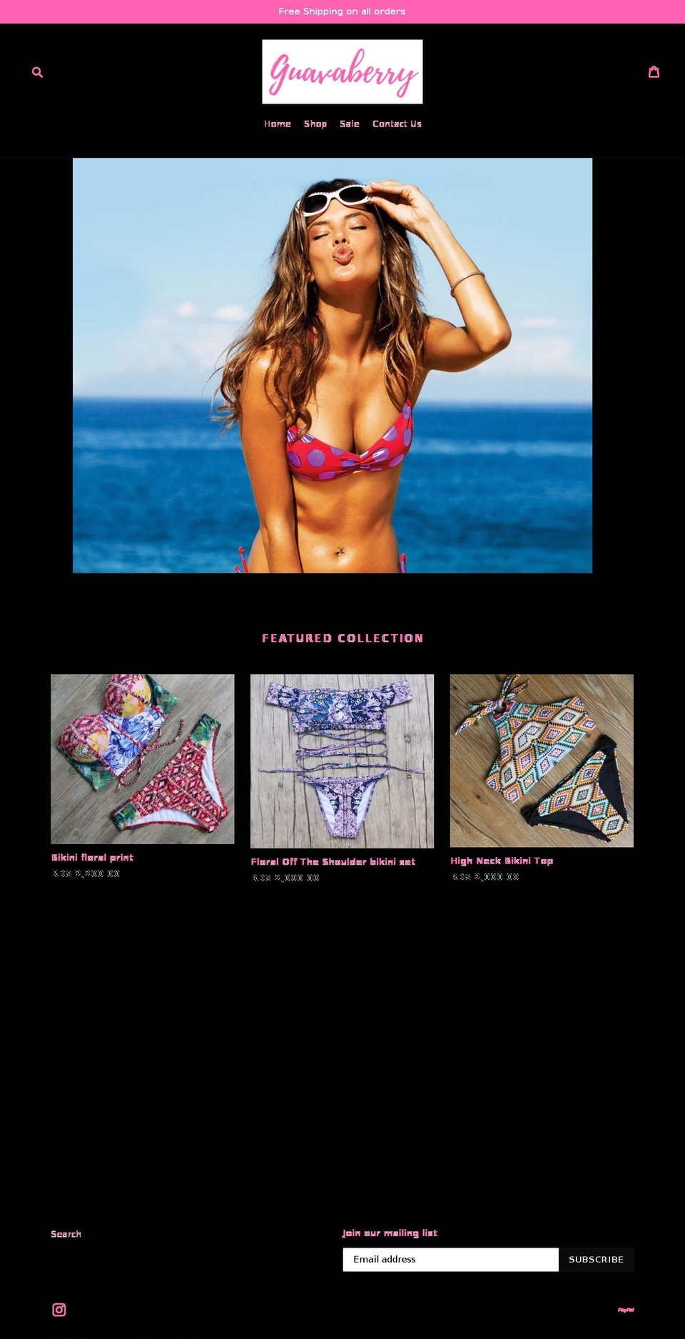 guavaberrylife.com — Shopify storefront screenshot
