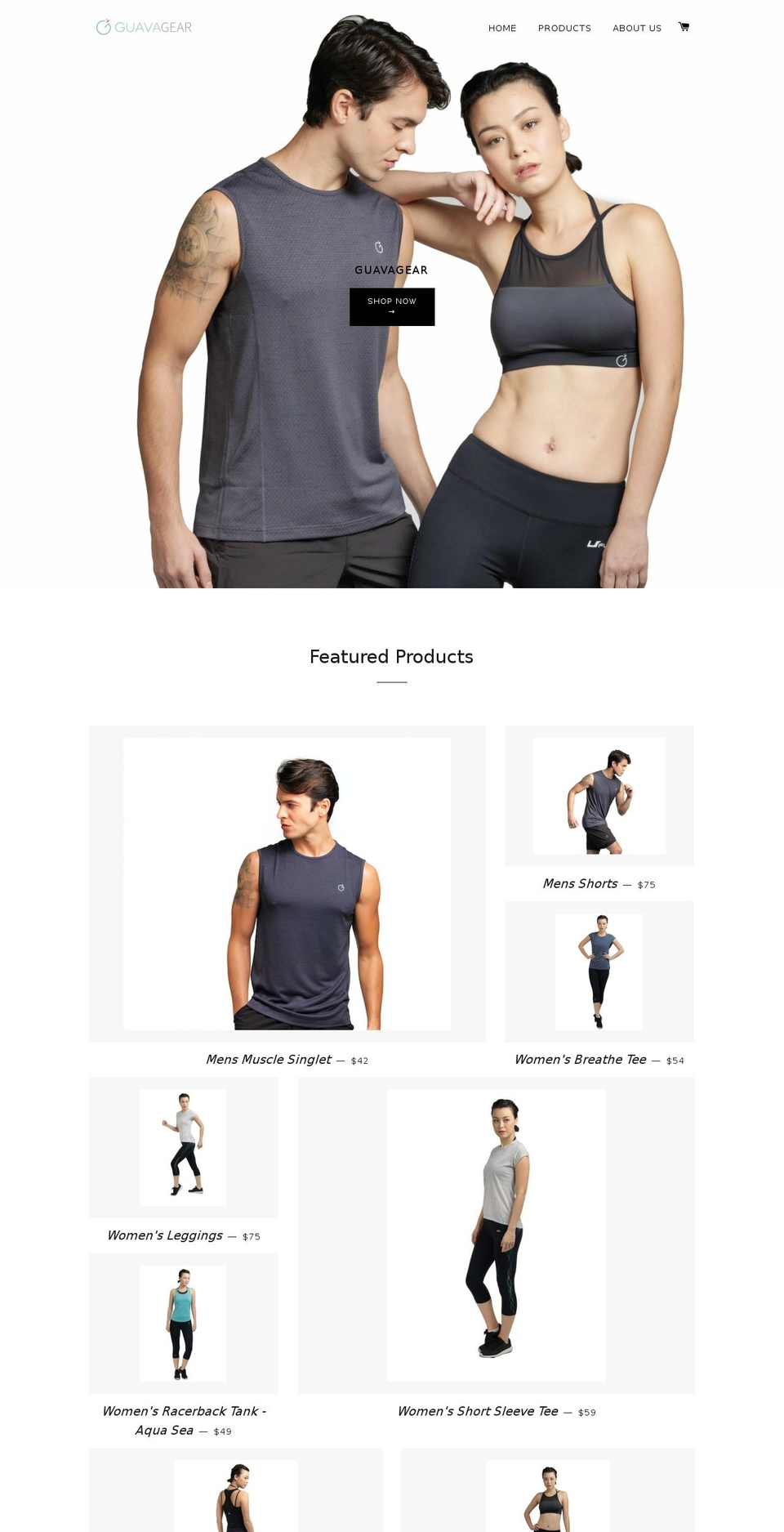 guavagear.com — Shopify storefront screenshot