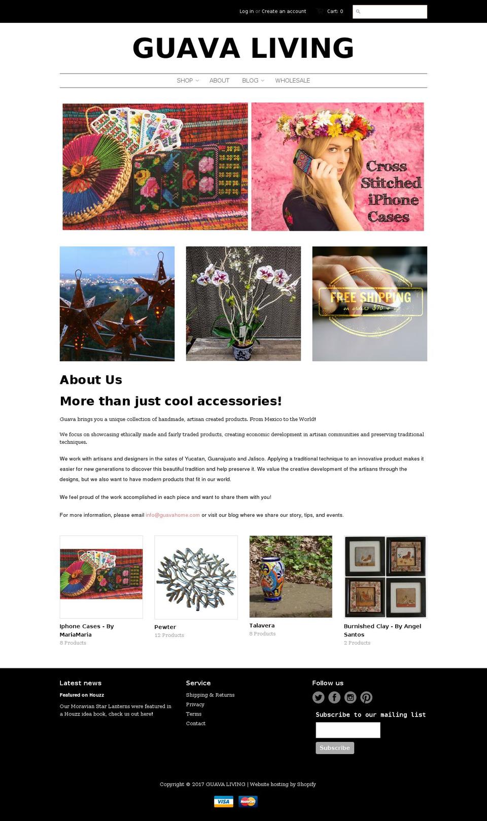 guavahome.com shopify website screenshot