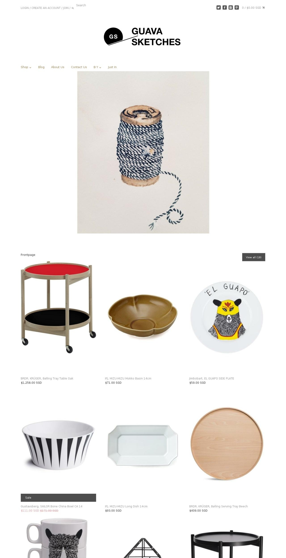 guavasketches.com shopify website screenshot
