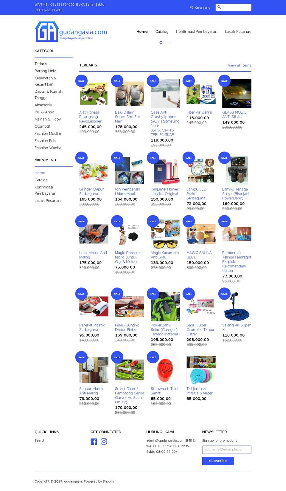 gudangasia.com shopify website screenshot