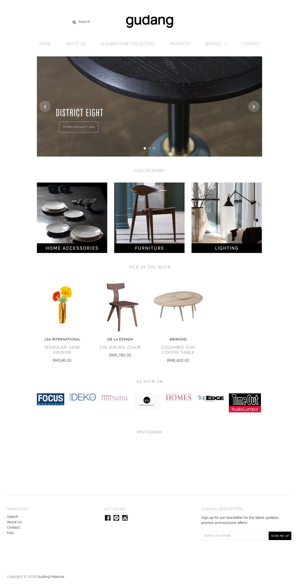 gudangstudio.com — Shopify storefront screenshot