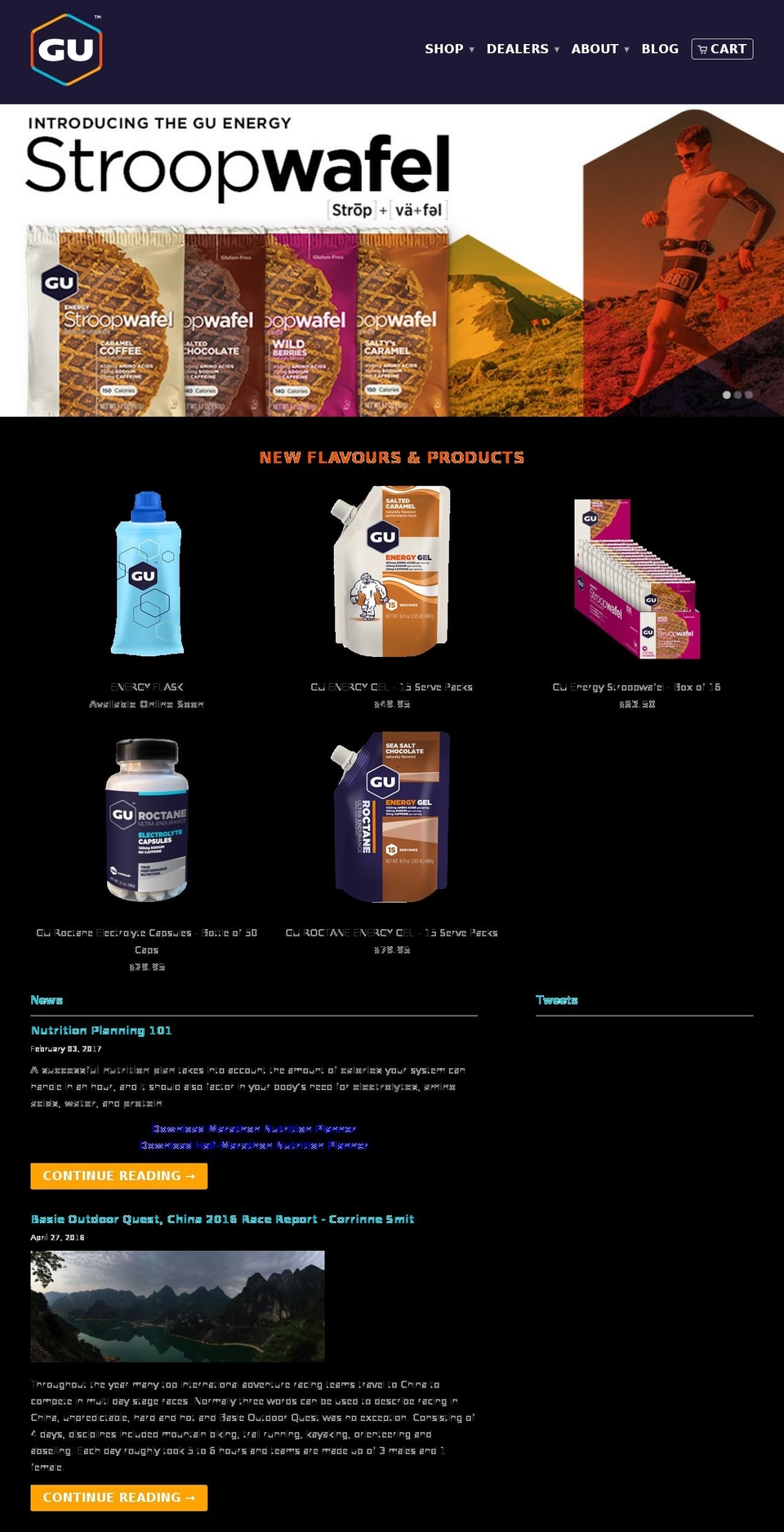 guenergy.co.nz shopify website screenshot