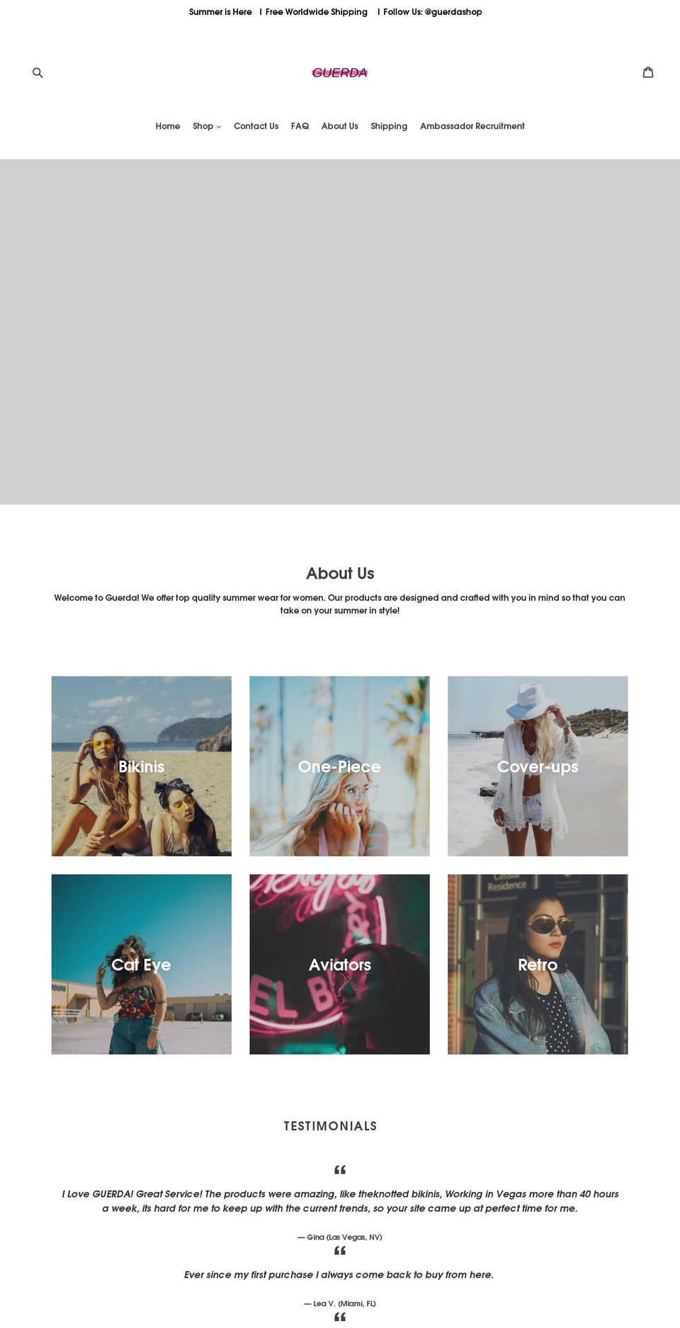 guerdashop.com — Shopify storefront screenshot
