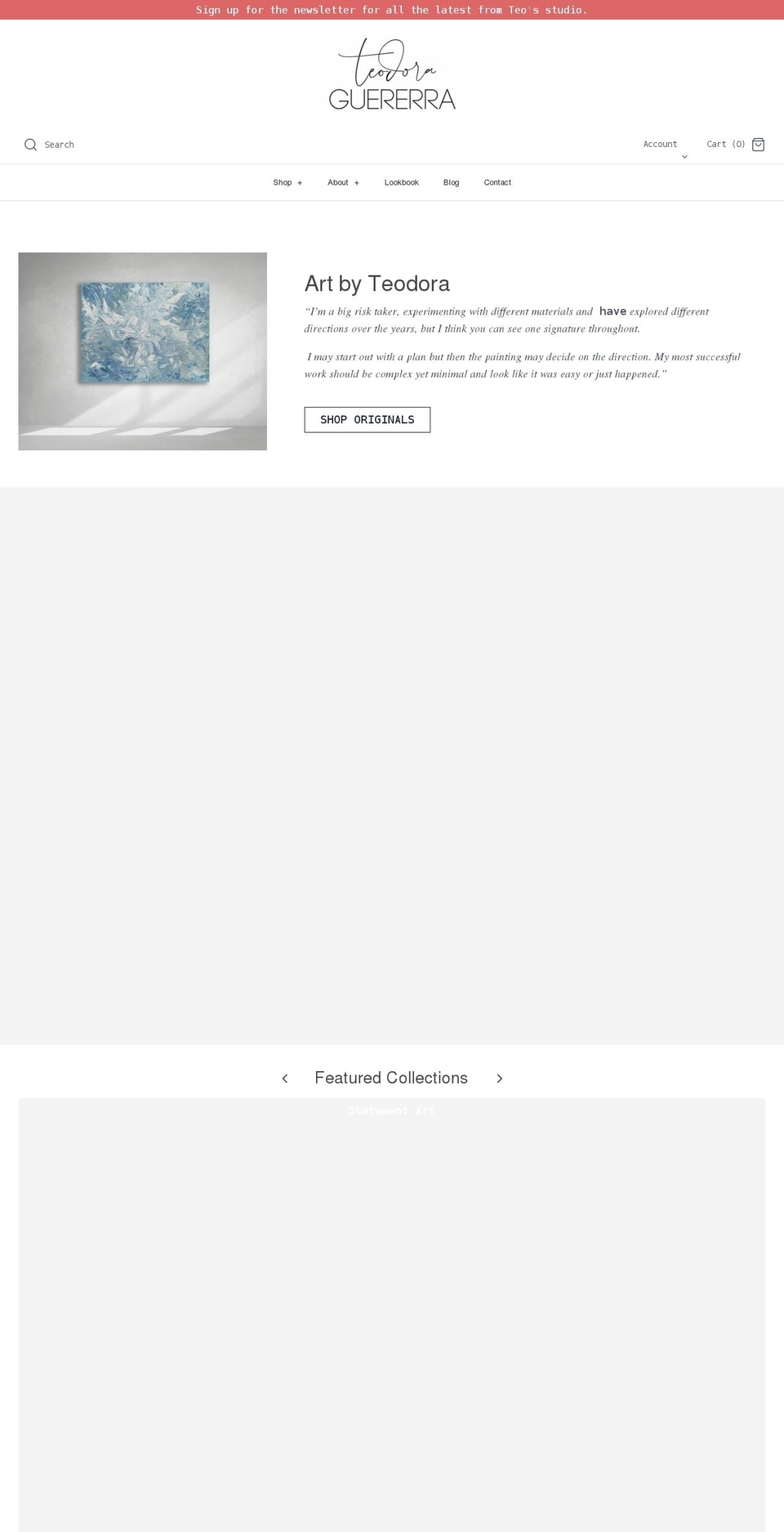 guererra.com shopify website screenshot