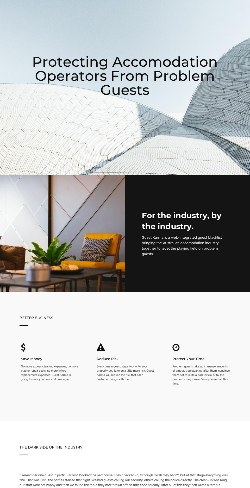 guestkarma.com — Shopify storefront screenshot