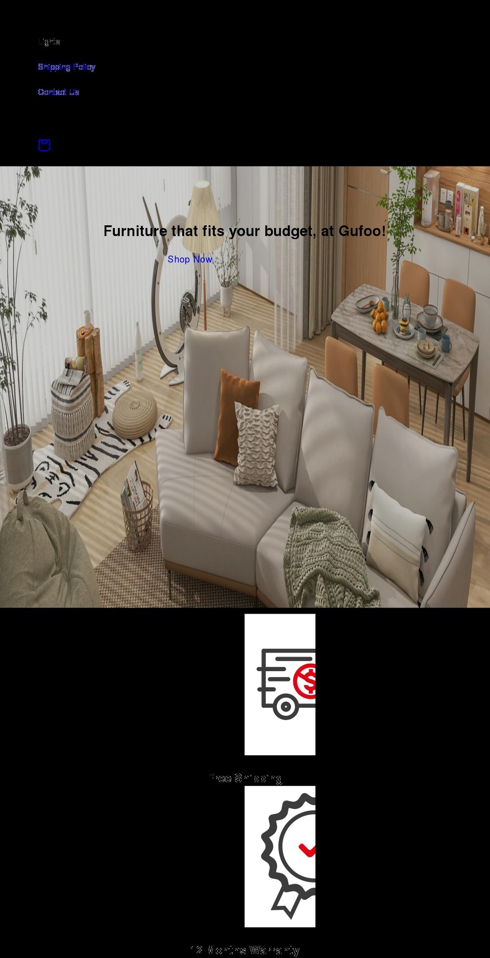 gufoo.com shopify website screenshot