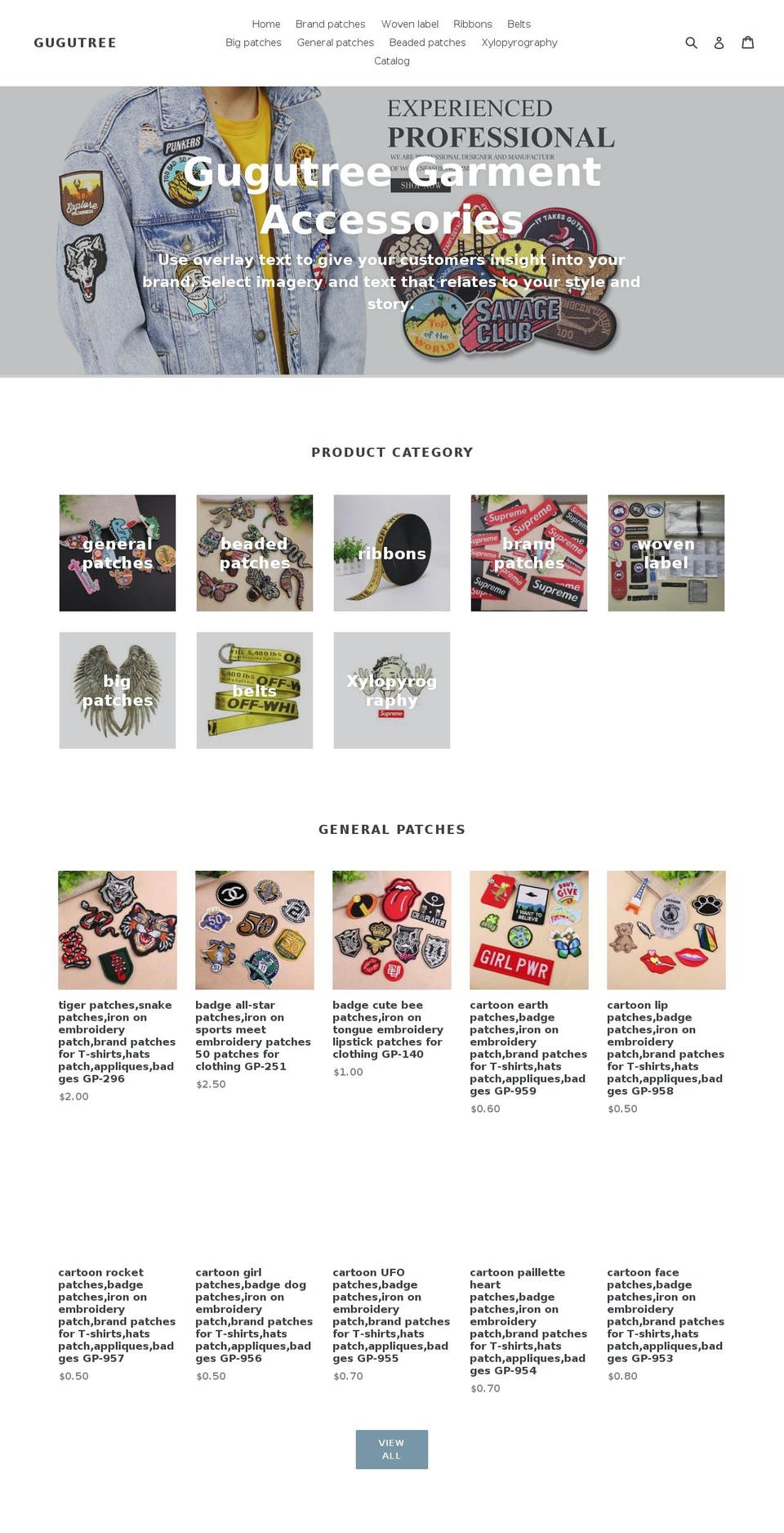 gugutree.com — Shopify storefront screenshot