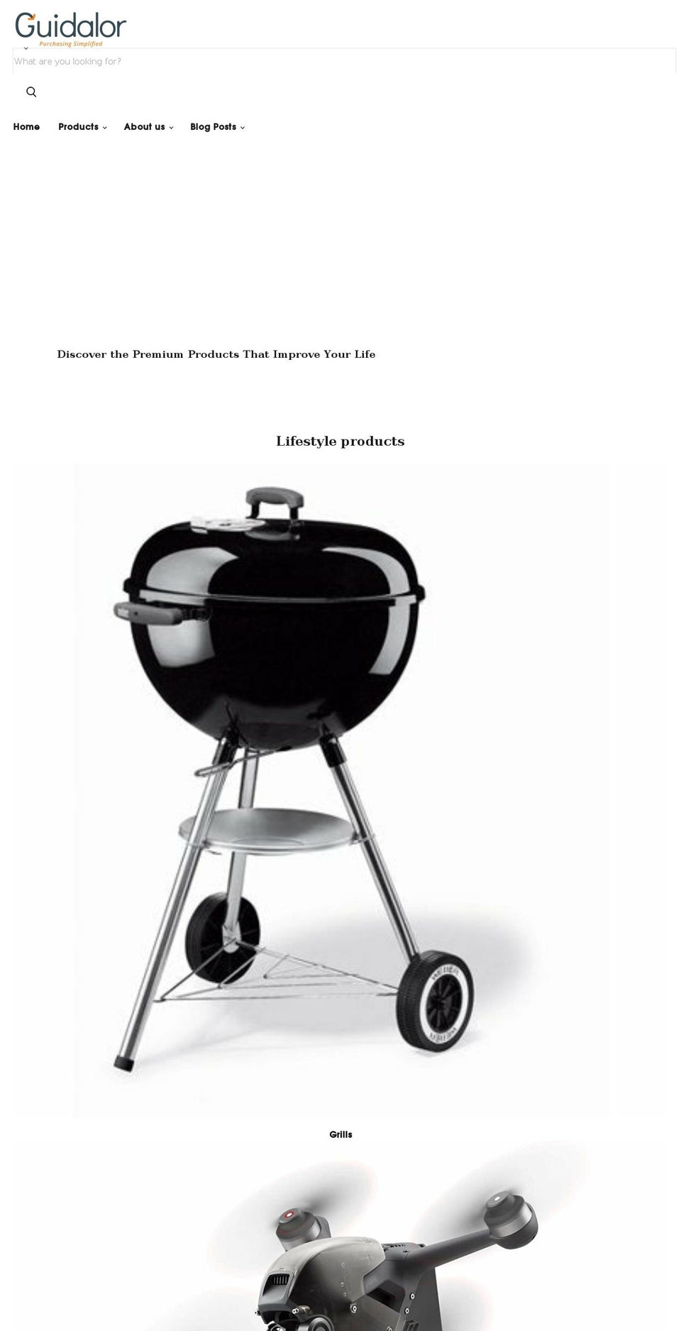 guidalor.com shopify website screenshot