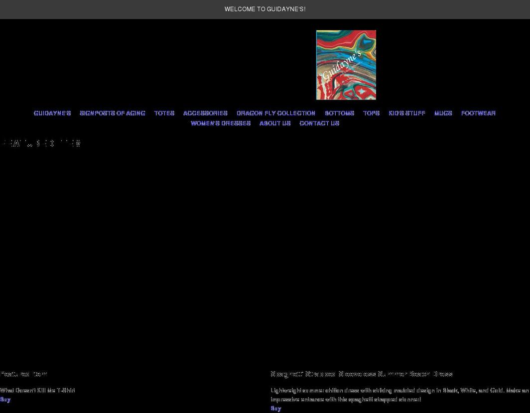 guidayne.com shopify website screenshot