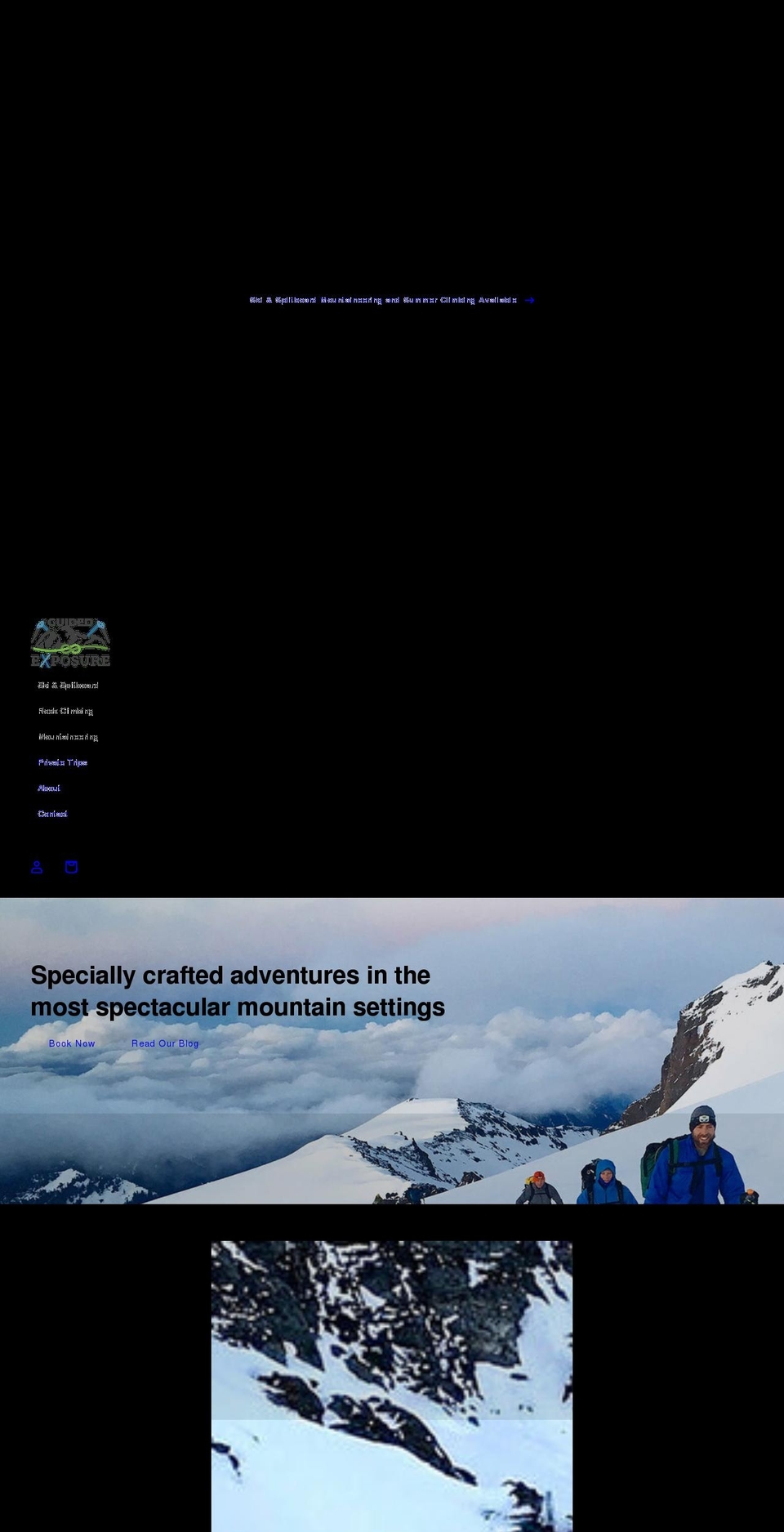 guidedexposure.com shopify website screenshot