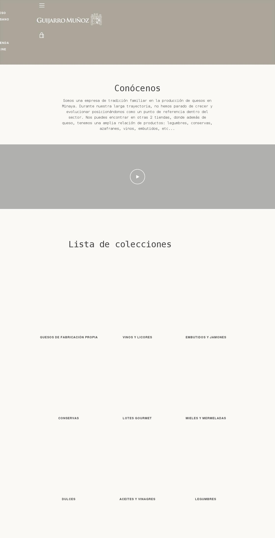 guijarromunoz.es shopify website screenshot