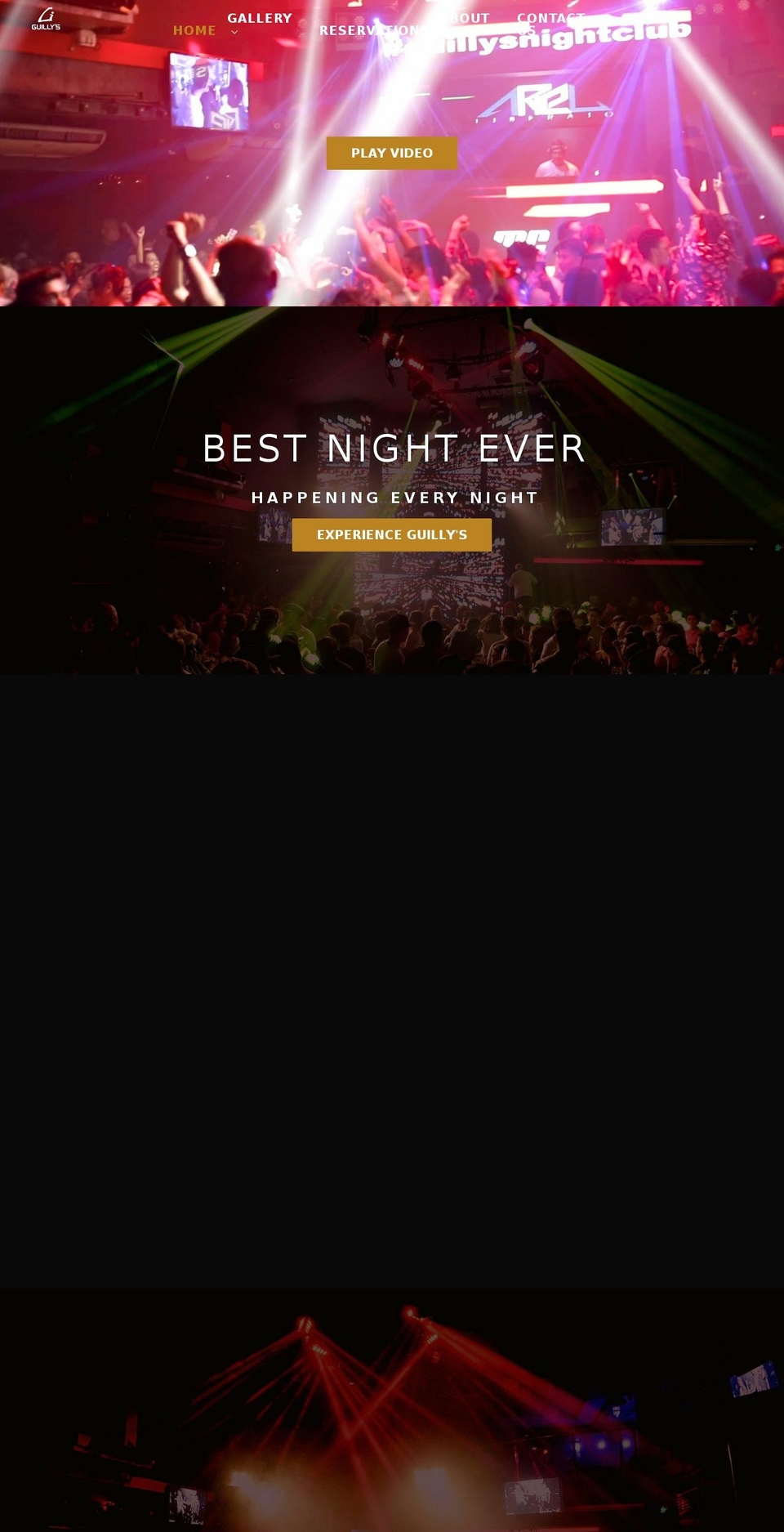 guillysnightclub.com — Shopify storefront screenshot