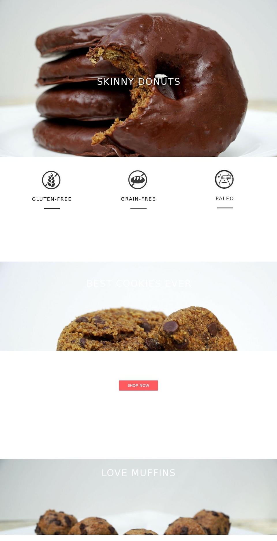 guiltlessbread.com shopify website screenshot