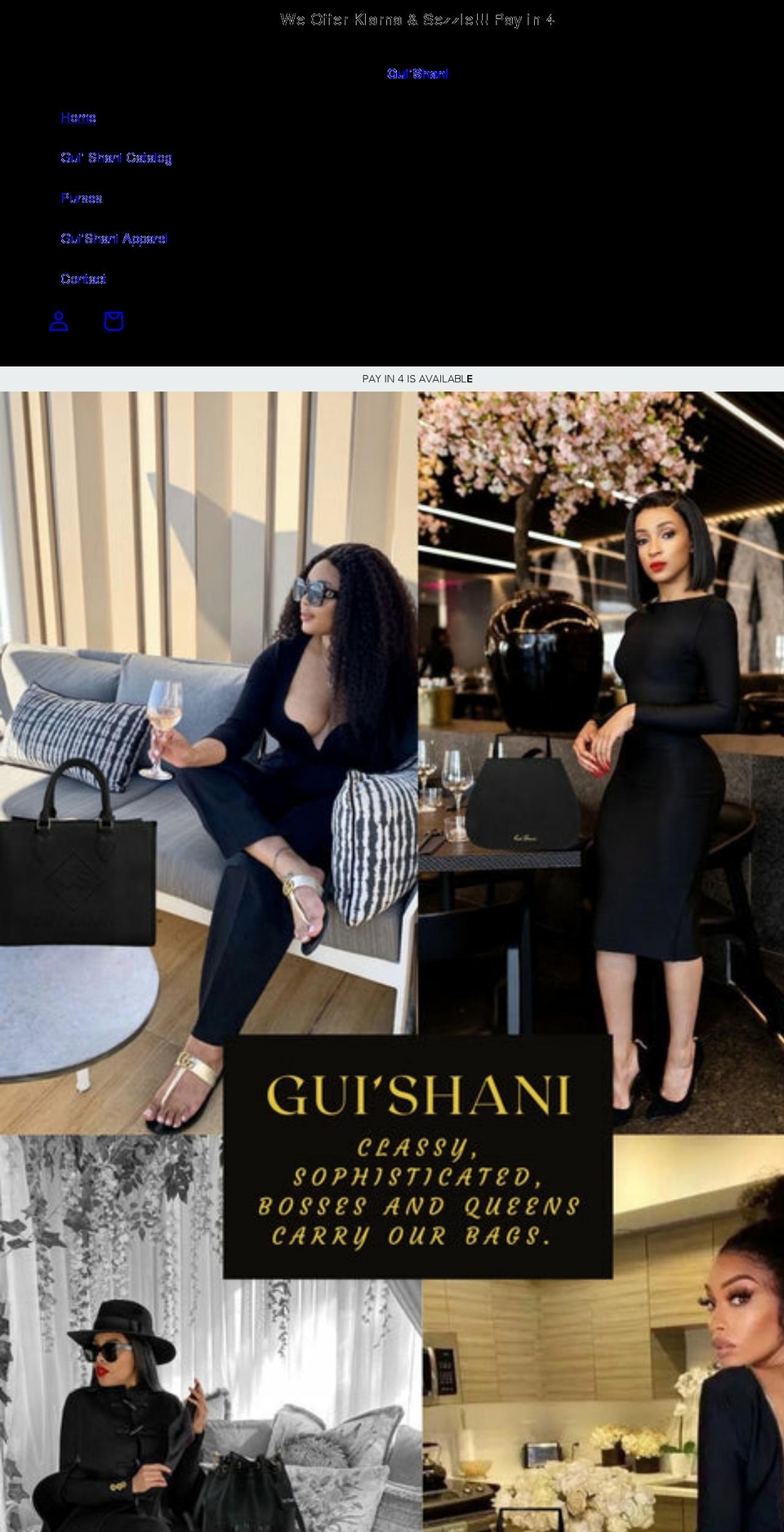 guishani.com shopify website screenshot