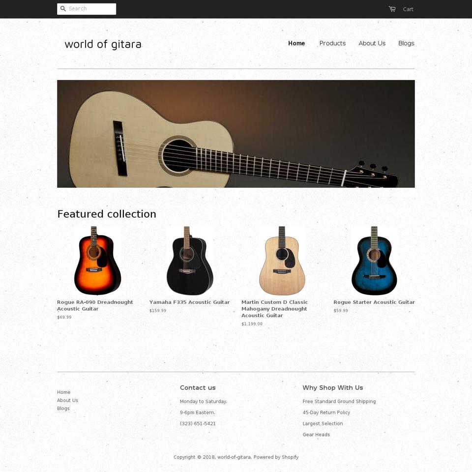 guitarmetro.com — Shopify storefront screenshot