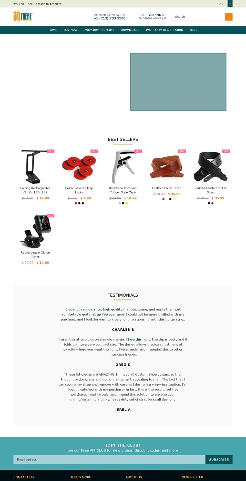 nexgeek-default Shopify theme site example guitarstandoffer.com