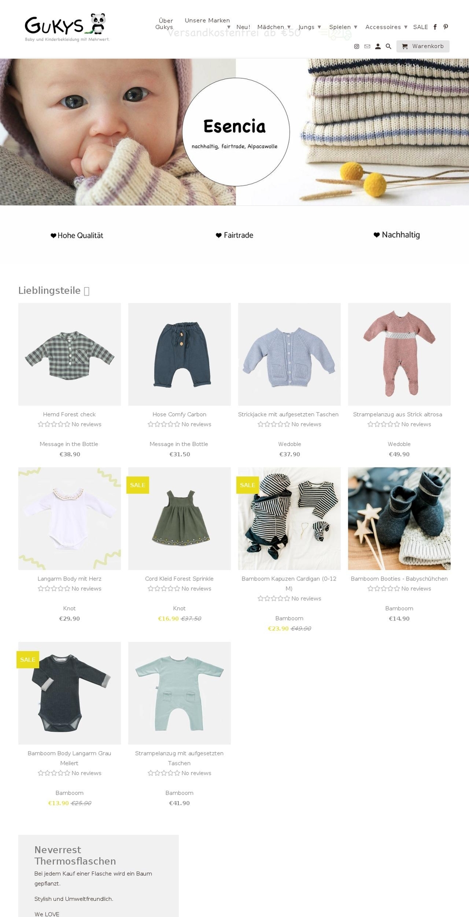 gukys.com — Shopify storefront screenshot