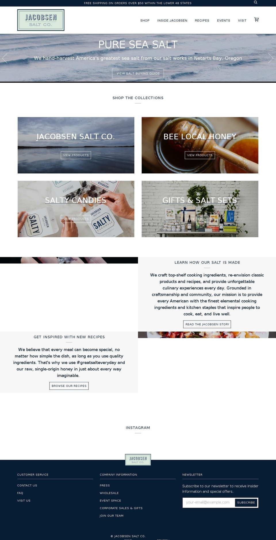 gulfseasalt.com — Shopify storefront screenshot