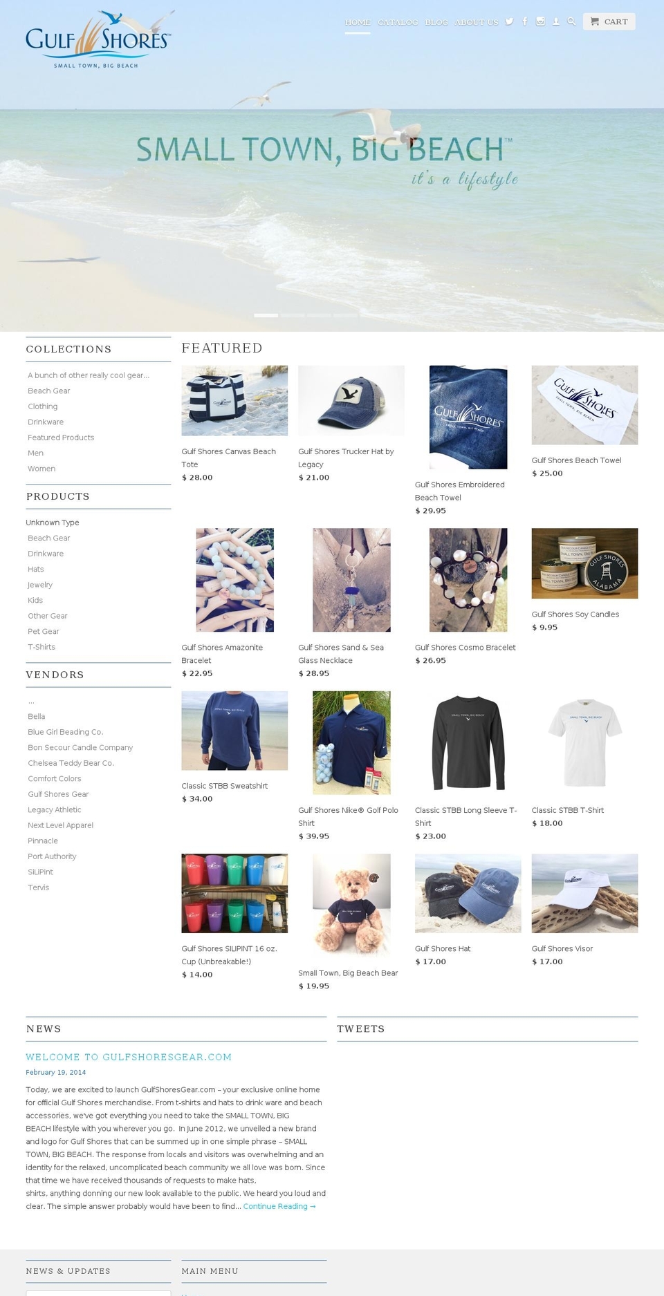 gulfshoresgear.com shopify website screenshot