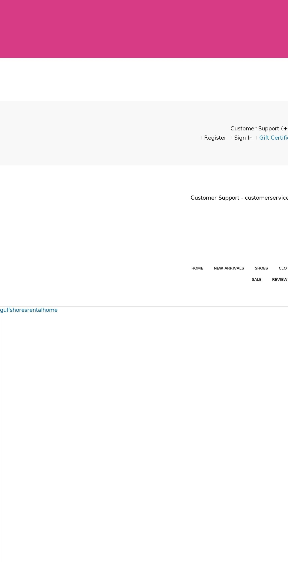 gulfshoresrentalhome.com shopify website screenshot