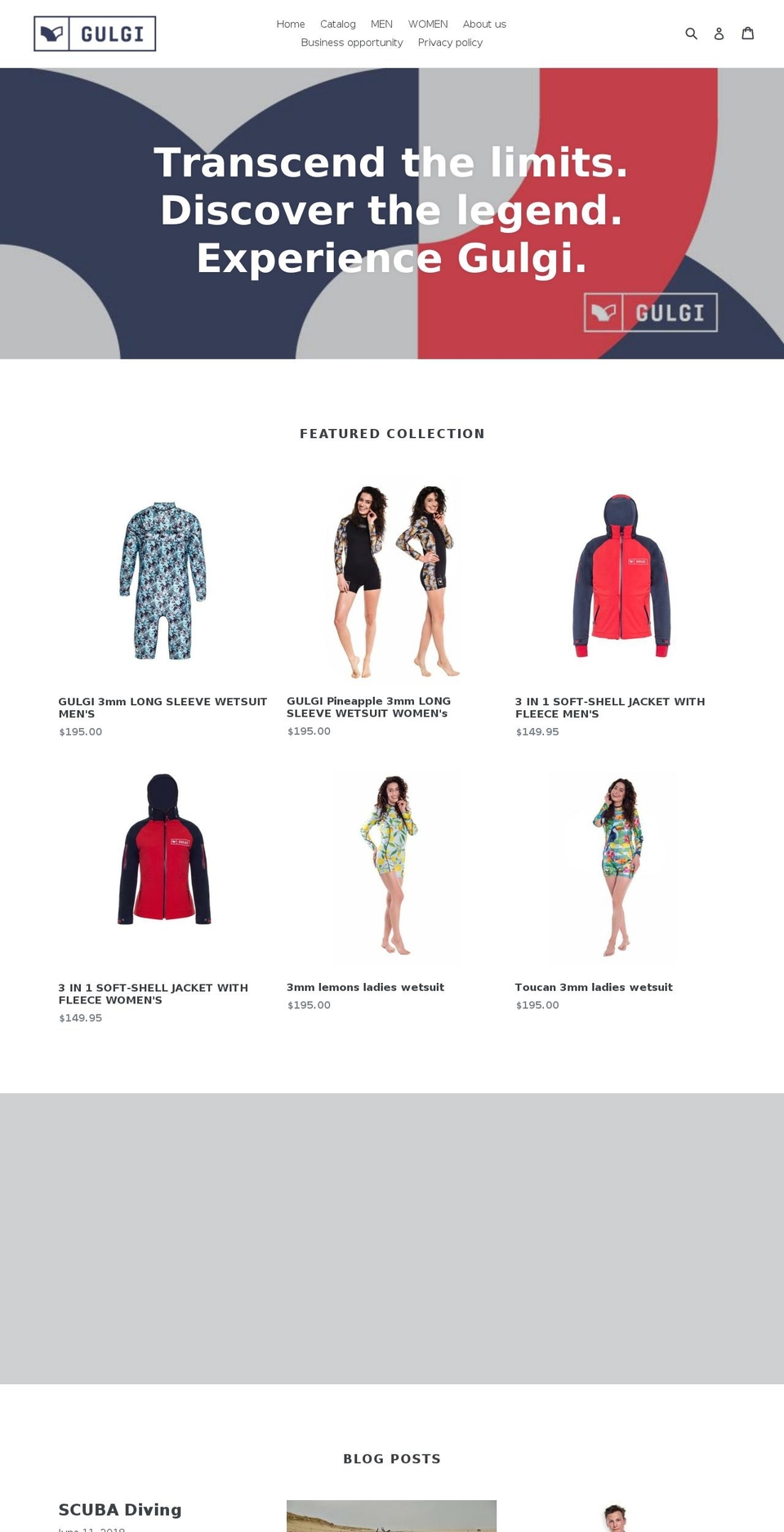 gulgi.com — Shopify storefront screenshot