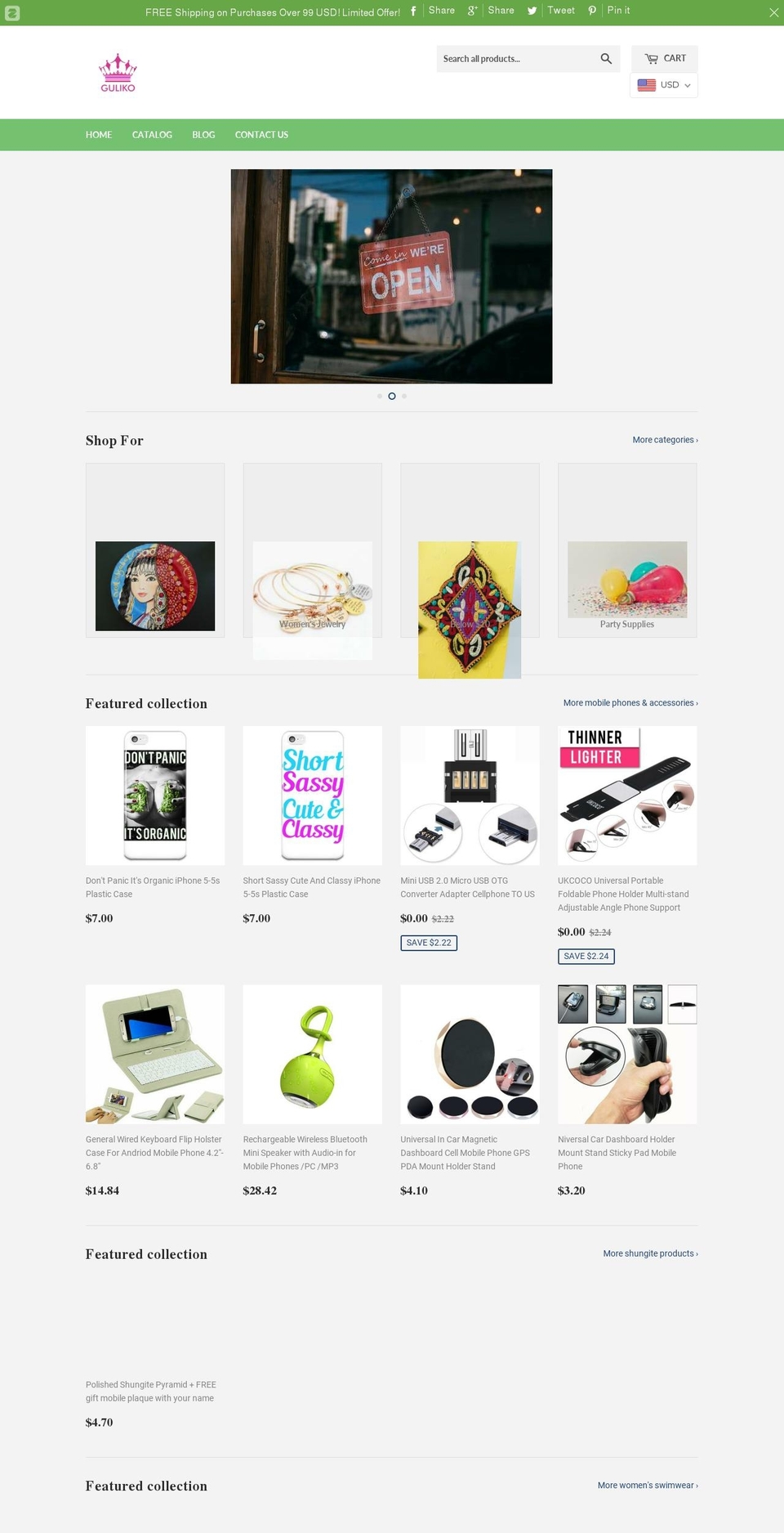 guliko.com — Shopify storefront screenshot