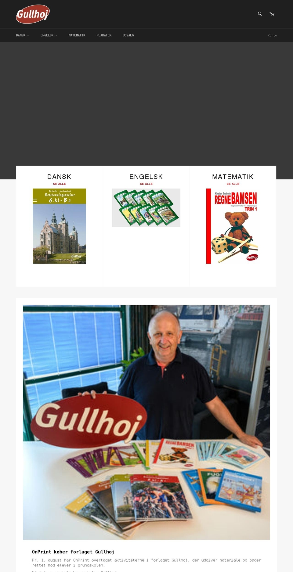 gullhoj.com shopify website screenshot