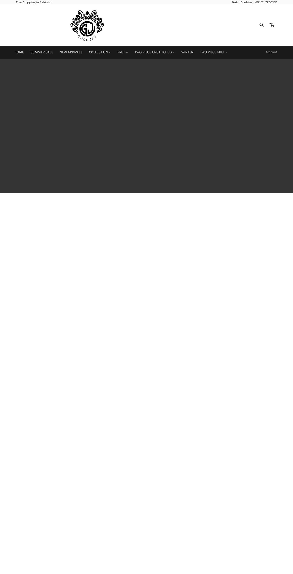 gulljee.com — Shopify storefront screenshot