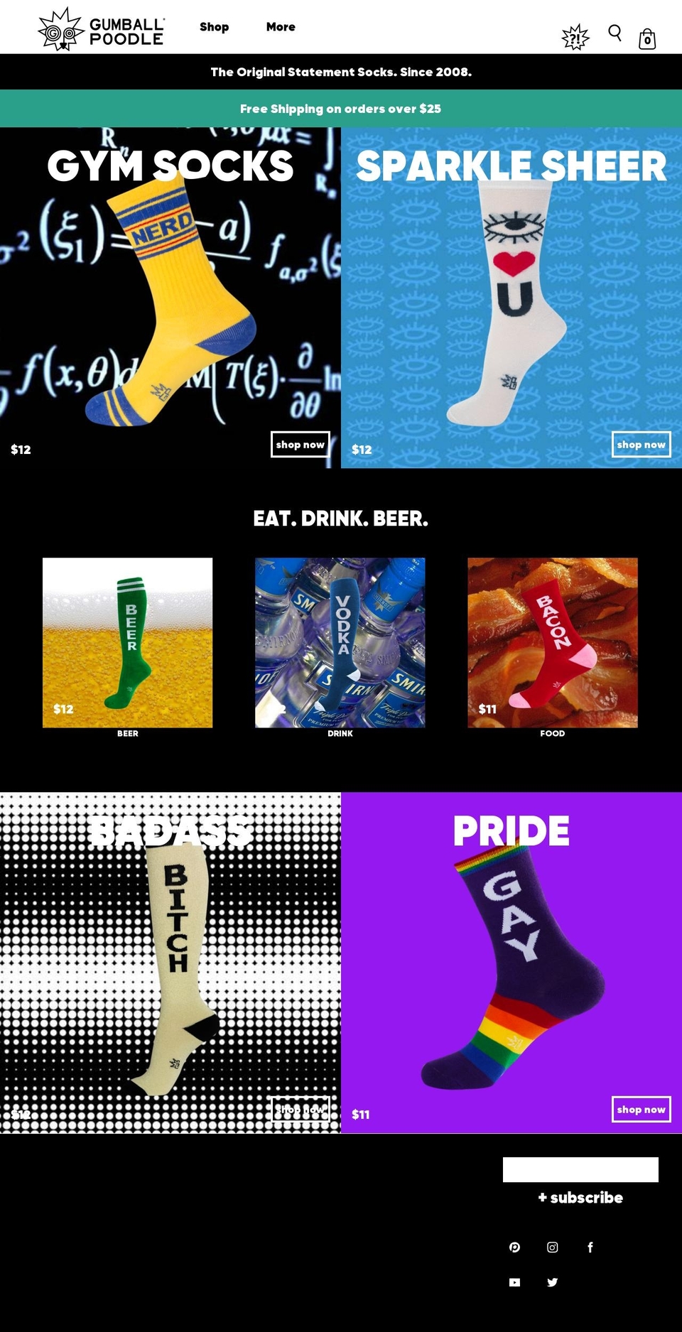 gumballpoodle.com shopify website screenshot