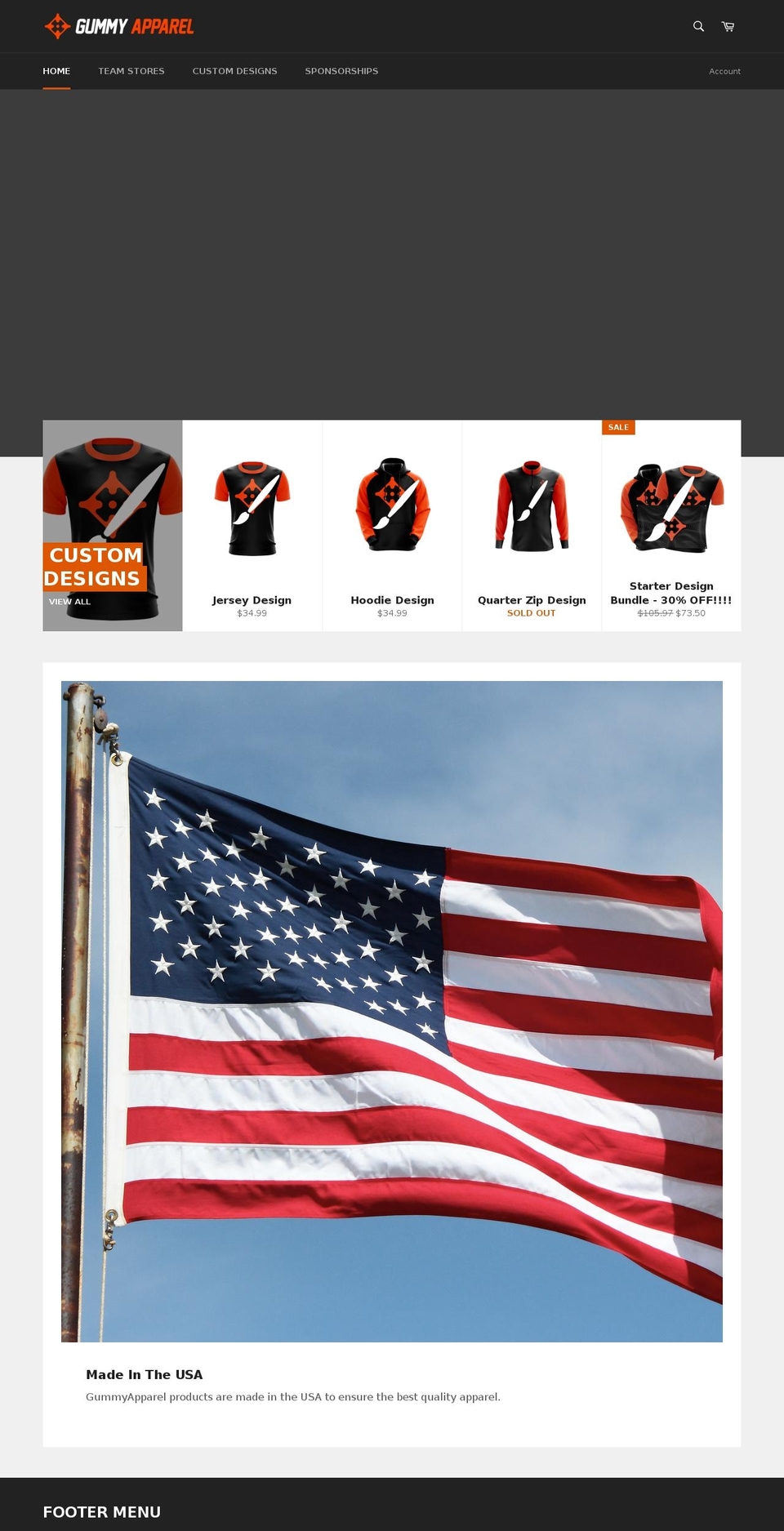 gummyapparel.com — Shopify storefront screenshot