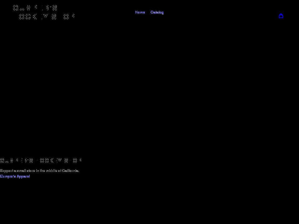 gumpersapparel.com shopify website screenshot