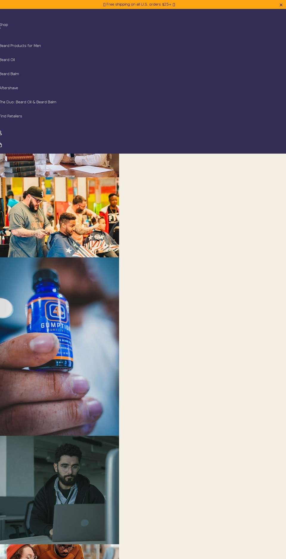 gumption44.com shopify website screenshot