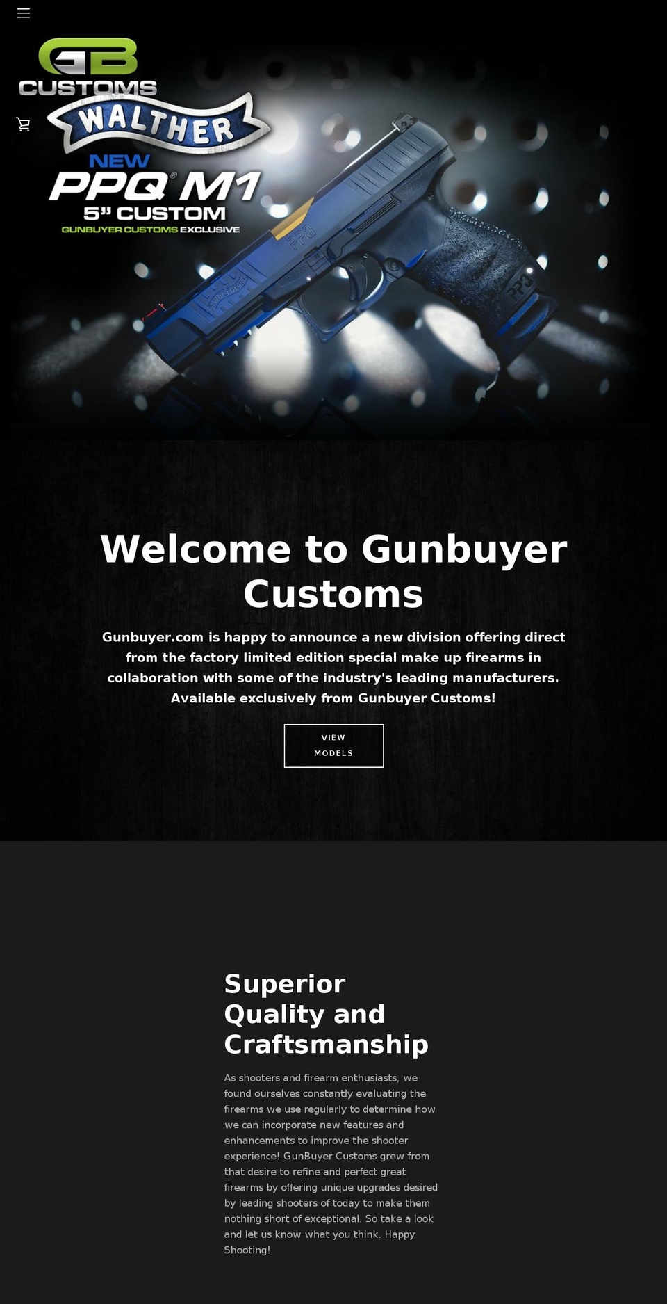 gunbuyercustoms.com — Shopify storefront screenshot