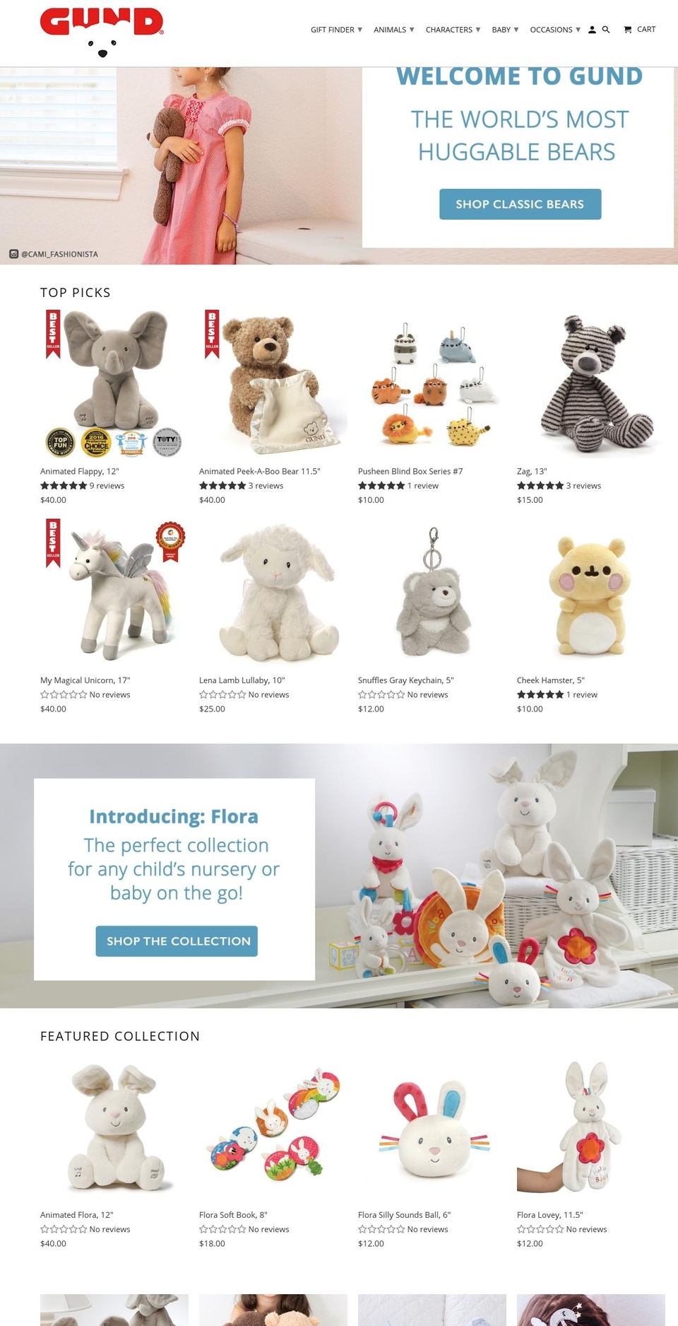 gundbears.net shopify website screenshot