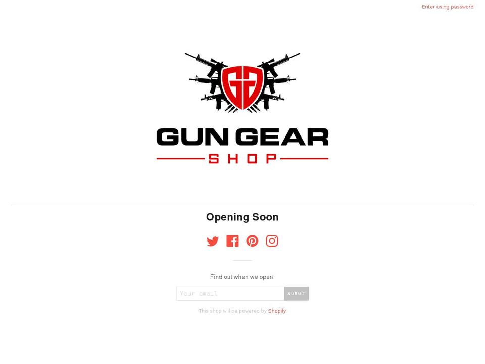 gungearshop.com — Shopify storefront screenshot