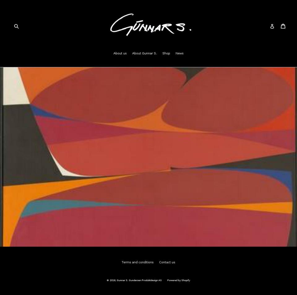 gunnarsgundersen.com — Shopify storefront screenshot