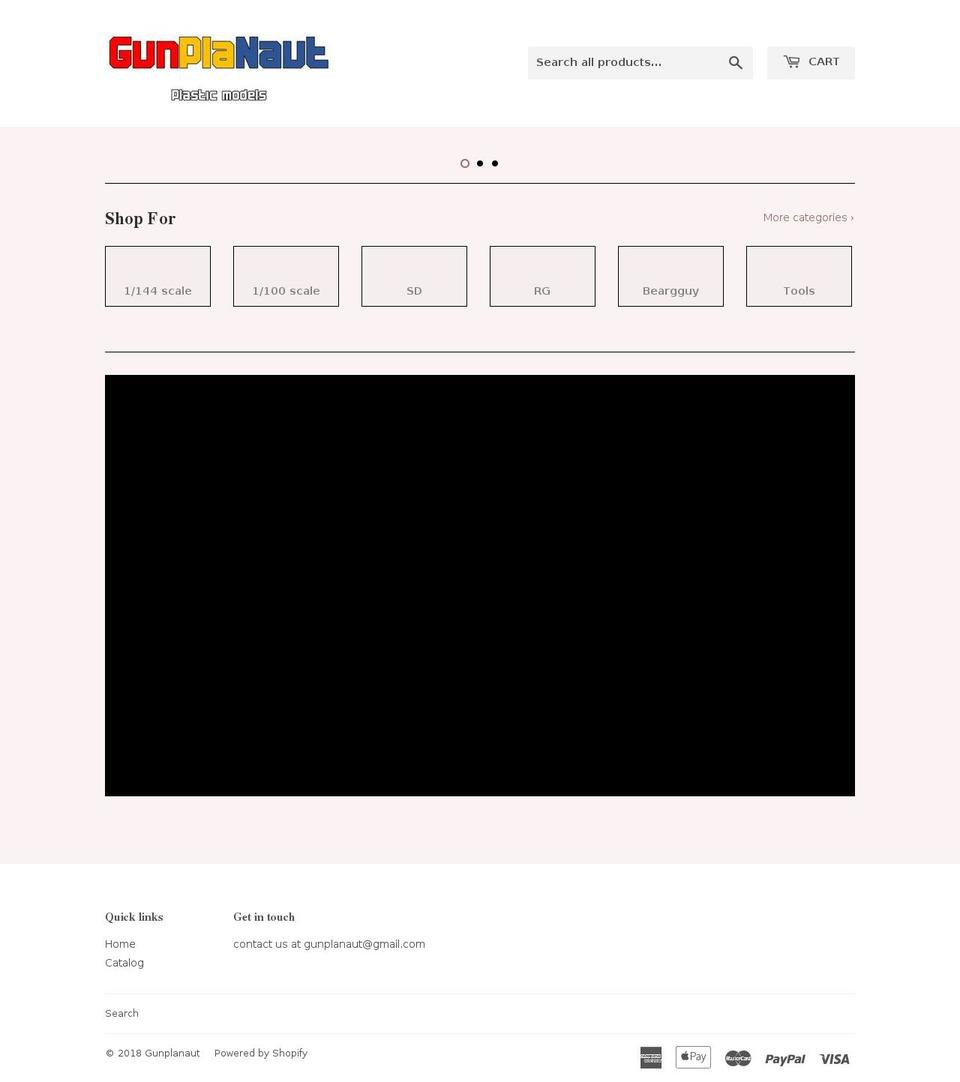 gunplanaut.com — Shopify storefront screenshot