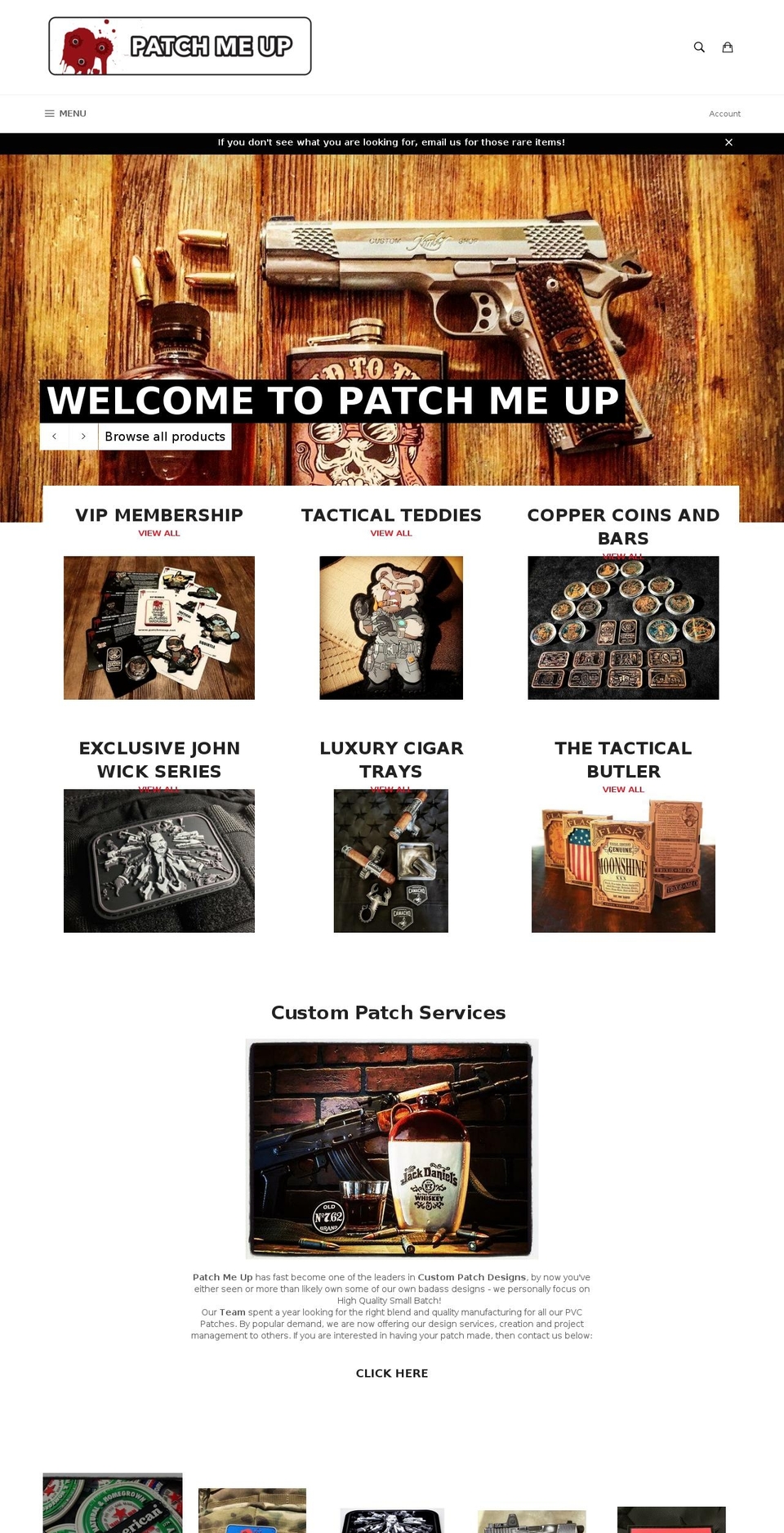 gunsofmayhem.net shopify website screenshot