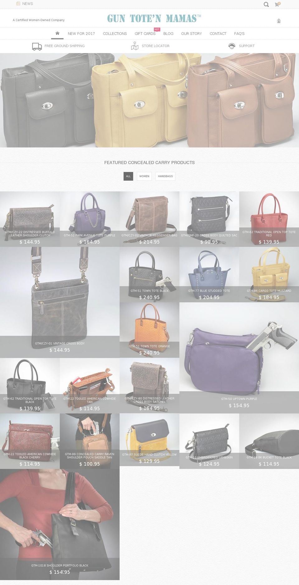 guntotenmamas.com shopify website screenshot